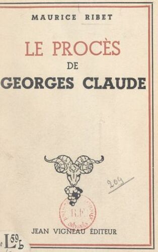 Le Procès De Georges Claude