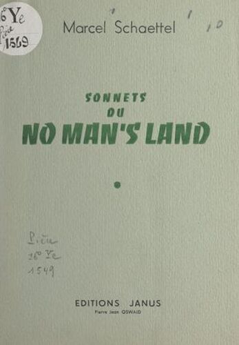 Sonnets Du No Man's Land