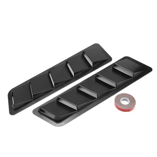 Capot De Voiture Admission D'air Persienne Panneau Moteur Abs Ventilation De Refroidissement Couvercle Garniture Accessoirenoir Brillant