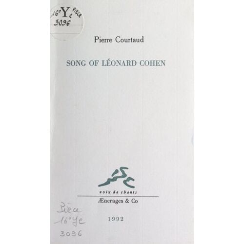 Song Of Léonard Cohen