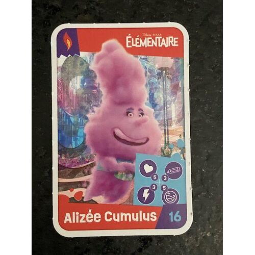 Carte Disney Auchan 2024 Jouons, Rêvons! N°16 : Alizée Cumulus
