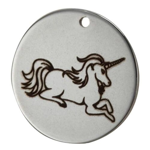 Accessoire De Bijoux Bricolage Motif Animal Pendentif De Collier En Acier Inoxydable (Couleur Acier)