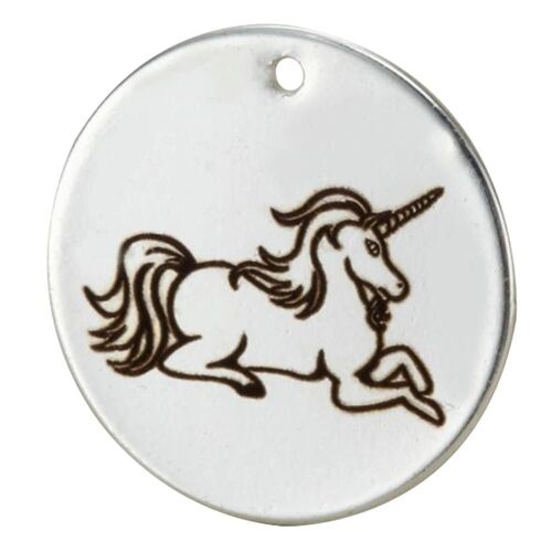 Bijoux Bricolage Accessoire Motif Animal Collier Pendentif En Acier Inoxydable (Argent)
