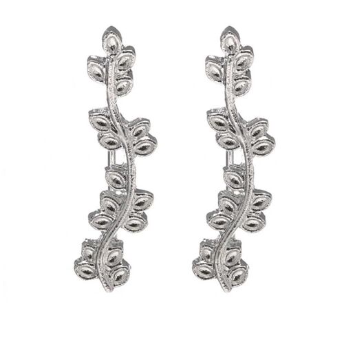 1 Paire Femmes À La Mode Dame Branche Forme Boucles D'oreilles Bijoux Délicats Pour La Fête (Or)