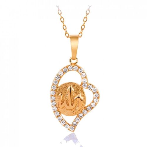 Femmes Mode Amour Forme Coeur Blanc Zircon Pendentif Courte Clavicule Chaîne Collier Bijoux Cadeau