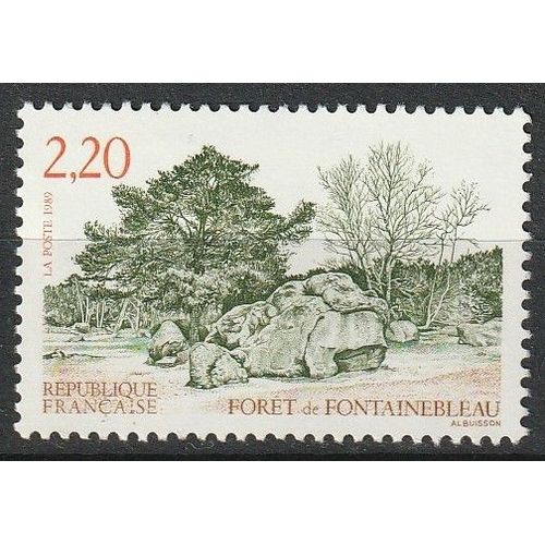 Série Touristique La Forêt De Fontainebleau, Timbre Neuf** N° 2586