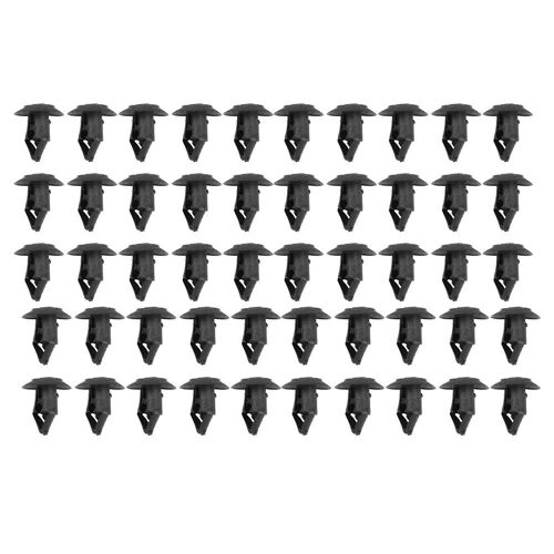 50pcs 7.8mm / 0.31in Trou En Plastique Vis Fixation Pare-Chocs Boucle Rivets Fit Pour Toyota