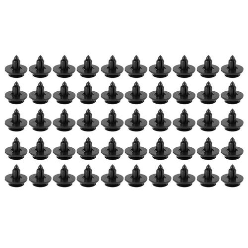 50pcs 7mm Pare-Chocs Avant Garde-Boue Clip Boucle Attache Auto Accessoire Fit Pour Toyota