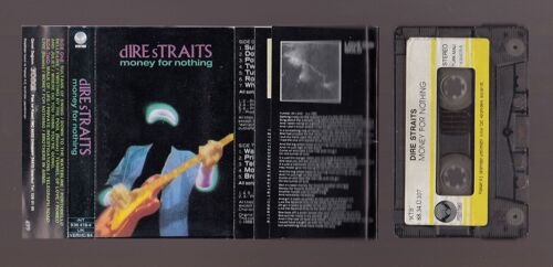 Dire Straits Money For Nothing - Cassette - K7 Audio - Turquie Ktb 88 34 Ü 107 Tb - Ktb Yaf 00611963 - Années 80 Présummées - Paroles Sur Jaquette