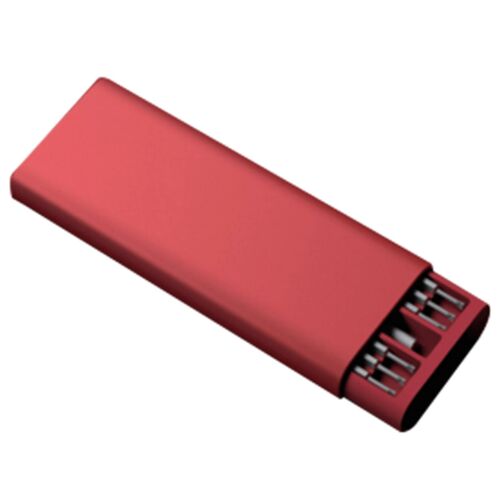Jeu de tournevis 48-en-1 avec étui de rangement coloré Ensemble d'outils de quincaillerie portable pour la réparation d'appareils ménagers Rouge