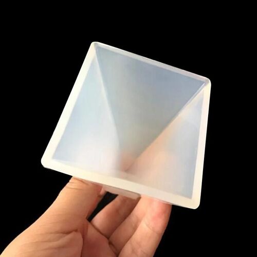 Pyramide Silicone Pochoir Résine Fabrication De Bijoux Modèle Époxy Pendentif Artisanat Outil De Bricolage 50 * 50mm