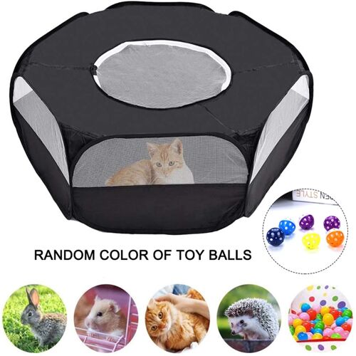 Clôture Pliable Pour Animaux De Compagnie - Cage Étanche À Couverture Complète Pour Petits Animaux