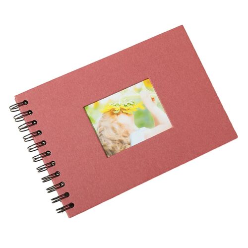 Adhésif Horizontal Costume D'album De Bricolage Album De Scrapbooking Personnalisé Pour La Fenêtre De Journalisation Rouge