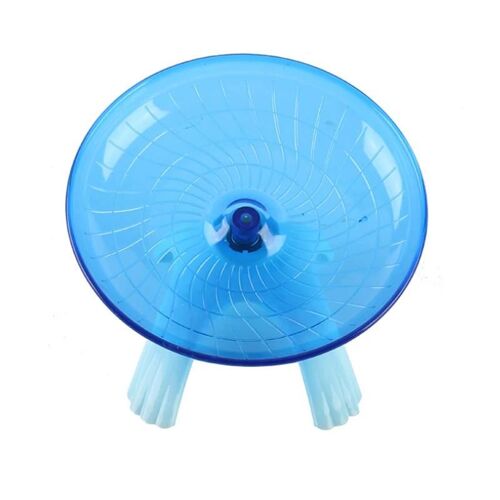 Jouet Pour Animaux De Compagnie Hamster Disque De Course Pet Exsecise Soucoupe Volante Sport Roue Bleu