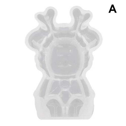 Noël Bricolage 3d Renne Silicone Bijoux Moule Résine Époxy Moule Moulage Outil D'artisanat A