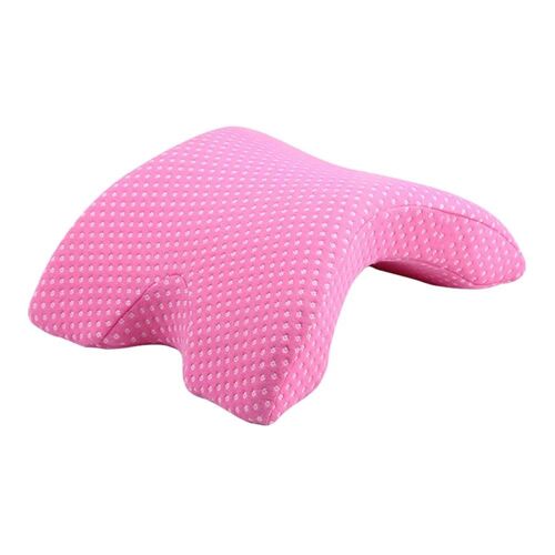 Oreiller En Mousses À Mémoire De Forme À Rebond Lent Oreiller De Sommeil Multifonctionnel Nap Pas D'engourdissement Rose Rouge