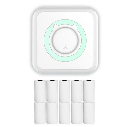 Imprimante de poche pratique pour la maison Imprimante thermique portable compatible Bluetooth pour les voyages en plein air A