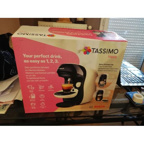 Cafetière TASSIMO HAPPY BEIGE NOIR