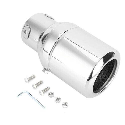 64mm Universel Réglable Embout D'échappement Silencieux Tuyau Arrière Queue De Gorge Voiture Modification