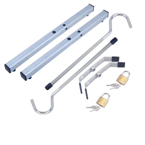 Pinces D'échelle De Galerie De Toit De Voiture Fourgonnette Verrouillables Universelles + 2 Cadenas Gratuits Plus