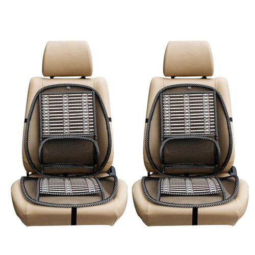 Coussin De Voiture D'été Sièges De Voiture Universels Coussin De Refroidissement Ventilateur Respirant Chat Massage Tapis 2pcs