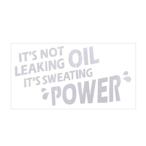 1pc Voiture Auto Corps Vinyle Autocollant Réfléchissant Autocollant 19 * 10cm Blanc