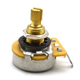 Potentiomètre À Arbre Fendu En Laiton,Pot 250k/500k Pour Pièces De Volume De Tonalité De Basse Électrique Jeand,8 Paires - Type 15mm B250k