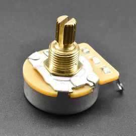 Potentiomètre À Arbre Fendu En Laiton,Pot 250k/500k Pour Pièces De Volume De Tonalité De Basse Électrique Jeand,8 Paires - Type 18mm B500k