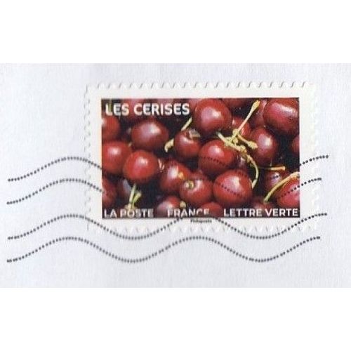Les Cerises - Timbre France Oblitéré Le 13/11/2023 - Sur Fragment Enveloppe