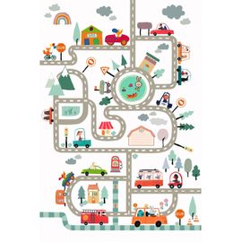 Tapis Enfant Circuit De Voiture
