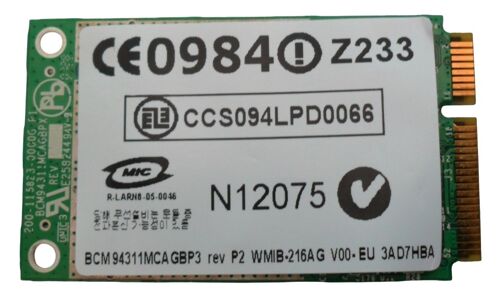 Carte Wi-Fi - SPS 441075-002 418564-002 441075-002 HP COMPAQ 6820S