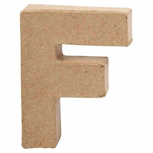 Creativ Company Letter Papier-Mache Small - F
