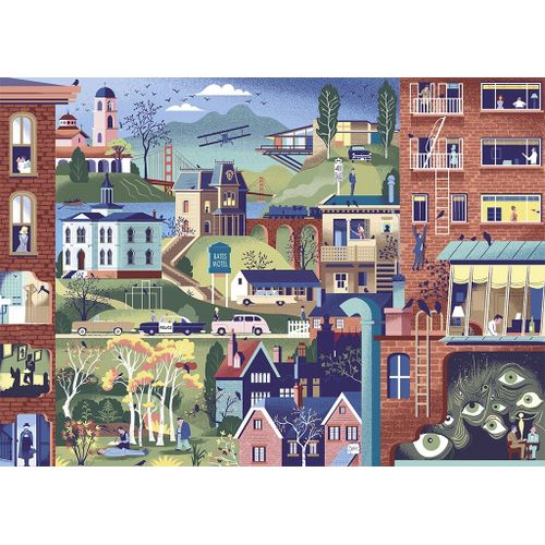 Films De Hitchcock - Puzzle 1000 Pièces