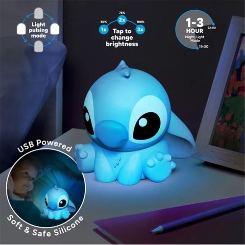 Veilleuse Silicone Enfant Paladone Stitch