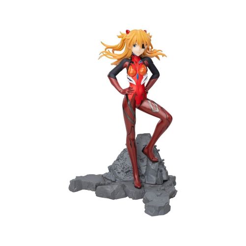 Evangelion : 3.0+1.0 Thrice Upon A Time - Statuette Luminasta Asuka Shikinami Langley Vignetteum 30th Anniversary Ver. 23 Cm
