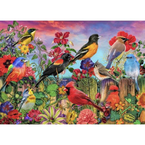 Birds And Blooms Garden - Puzzle 500 Pièces