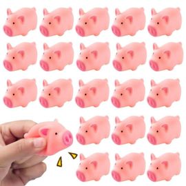 Figurines De Cochon Miniatures, 20 Pièces, Figurines De Cochon Rose Mignonnes Klb