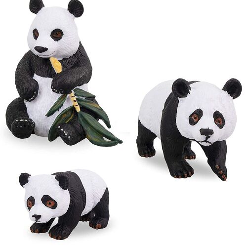 Ensemble De 3 Figurines, 2 Cm De Haut, Animaux De La Jungle Réalistes Klb-Générique
