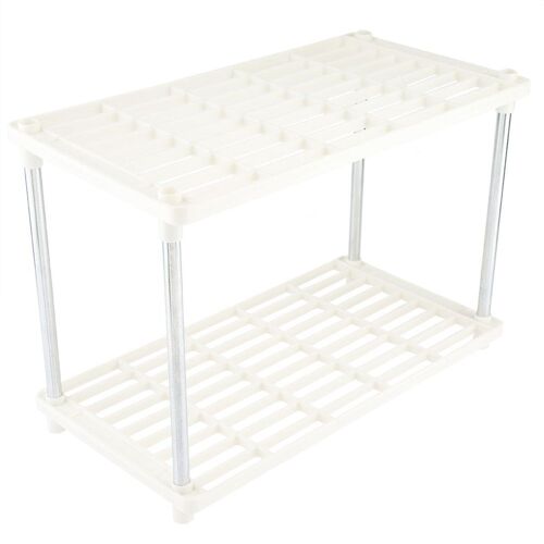 Support De Rangement Pour Pots À Épices De Cuisine À 2 Niveaux, Support Amovible Klb