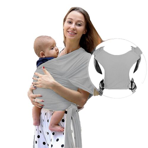 Porte-bébé 1 PIECE - Easy-on - unisexe - porte-bébé gris clair KLB
