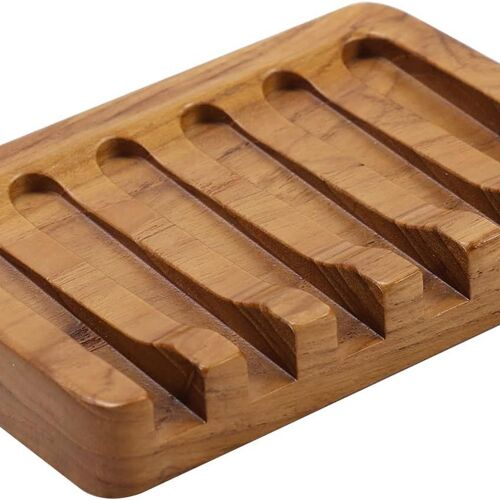 Porte-savon en bois pour bain/douche, porte-savon en barre 1 pièces KLB
