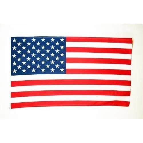 Drapeau - Américain - 90x60 cm - Coutures doublées - Oeillets métalliques - Extérieur