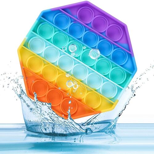 Jouet Sensoriel Push Pop Bubble Fidget, Autisme Special N Poulpe Jaune Klb