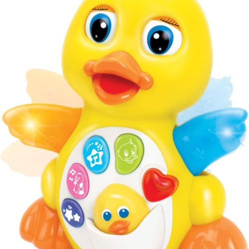 Jouet Musical Pour Bébé, Jouet Pour Bébé Canard Jaune Dansant Et Marchant Avec Musique Klb