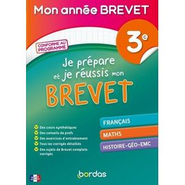 Je Prépare Et Je Réussis Mon Brevet 3e