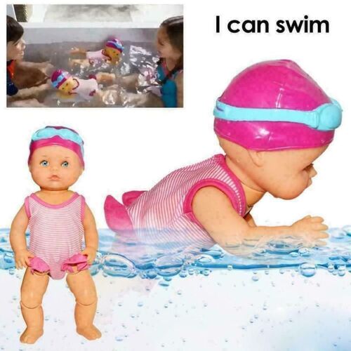 Darmowade 1 Pièce Poupée Flottante Poupée De Bain Début Éducatif Klb