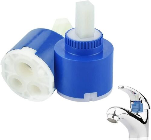 Cartouche de robinet mitigeur en céramique de qualité supérieure de 40 mm ¿ Durable, écologique et facile à installer pour robinets de cuisine et de salle de bain