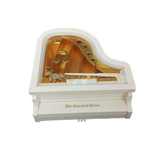 Boîte à Musique Vintage Mélodie Piano Forme Décoration De La Maison Accessoires Chambre Ornement