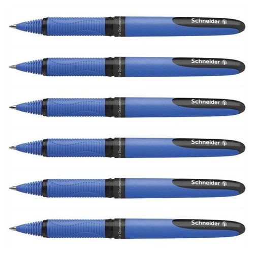 Schneider Lot De 6 Rollers À Encre One Hybrid C 05 Noir