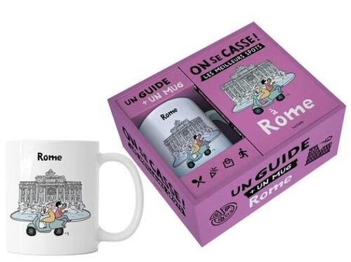 On Se Casse ! Les Meilleurs Spots De Rome - Coffret Avec 1 Tasse Et 1 Guide